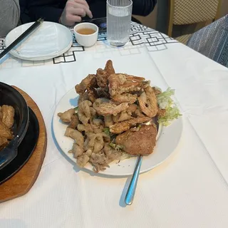 K12.salt & Pepper Three Delights (Pork Chop & Shrimp & Calamari)
