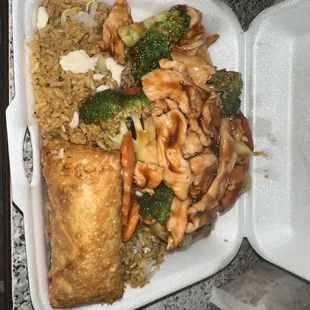 Chicken broccoli w rice