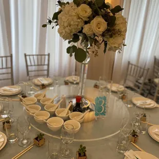 a table setting
