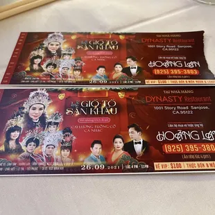 Attending a dinner show at Dynasty tonight