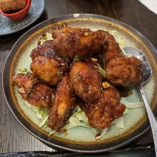 Dried Fried Chicken Wings