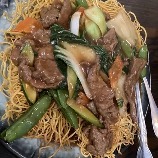 Beef Pan Fried Noodle
