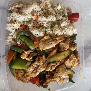H7. Kung Pao Chicken Rice