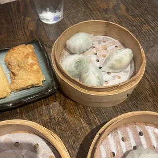 C4. Fresh Shrimp Leek Dumplings