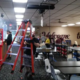 "She looks from the woods" a full length movie was partially made at Dynasty Lanes in the fall of 2019