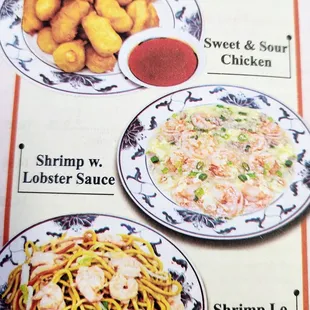 a variety of asian dishes
