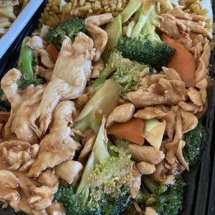 Chicken and br L3. Chicken with Broccoli and chicken fried rice