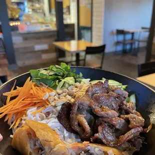 Grilled Lemon Grass Pork Noodle Bowl