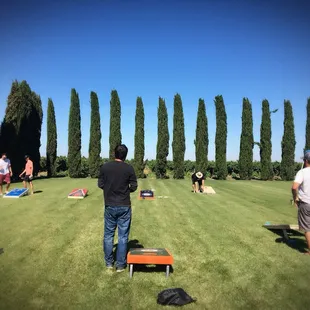Fun at the Cornhole Tournament!