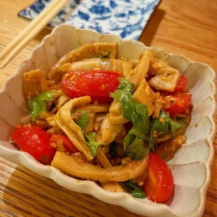 Spicy Menma with Cilantro