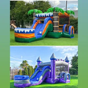 Bounce Houses with Wet /Dry Slides www.ejfunday.com