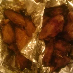 Wings - Garlic Parmesan on Left / Sweet Chile on Right