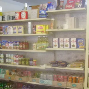 They also carry a few dry goods.