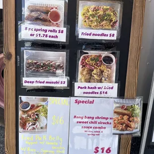 Sides and specials