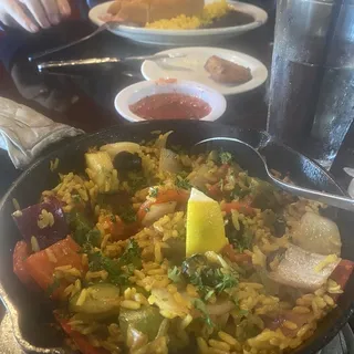 Paella con Vagetables