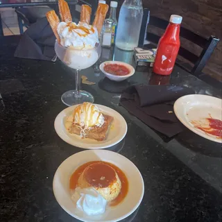 Apple Bread pudding Pie a la Mode