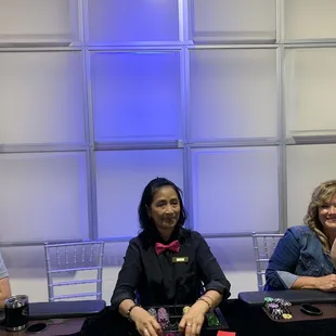 Toni deals a mean hold 'em. Great time with EWS!