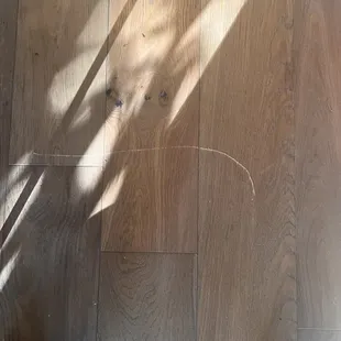 Large scratch across 3 boards