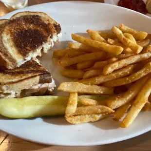 California Rueben with amazing crispy fries.