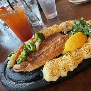 food, grilled fish, fish, seafood, grilled seafood