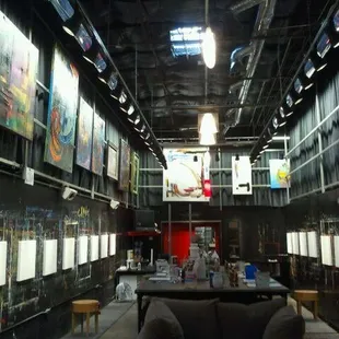 Working studio for artists