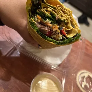 Santa Fe Tri Tip Salad Wrap