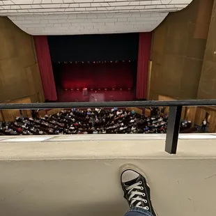 Center, front row, balcony