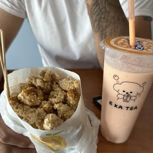 Mild spicy popcorn chicken
