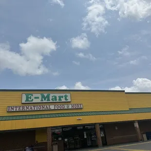 the front of the store