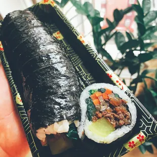 Mushroom Kimbap