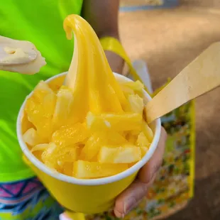 Delicious Dole Whip at Dole Plantation