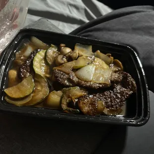 Hibachi Grill with steak