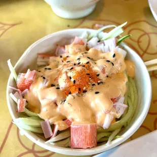 Japanese Volcano Salad (From our Sushi Bar)