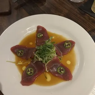 miami vice tuna sashimi