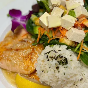 Garlic salmon