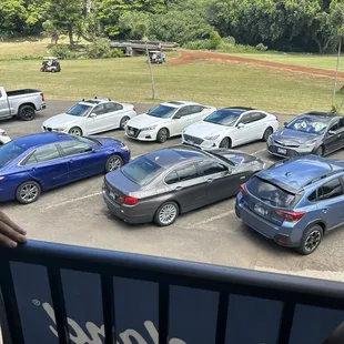 Parking in front