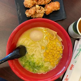 Crispy Chicken Ramen! Love this