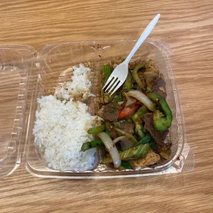 #33 spicy beef and chicken