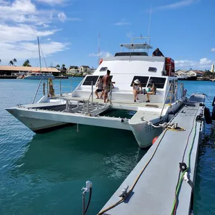 Whale watching ride.