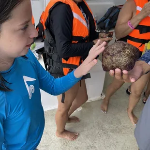 Got to meet a starfish!