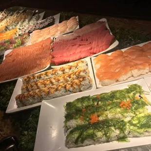 food, sushi and sashimi