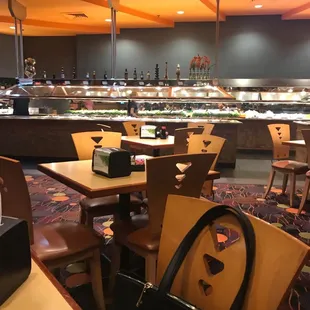 sushi and sashimi, interior