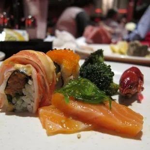 sashimi, sushi, sushi and sashimi, food