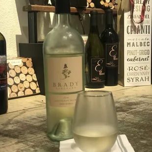 Wonderful crisp &amp; cold white wines