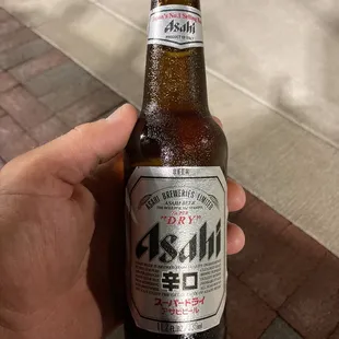 Asahi beer, solid choice