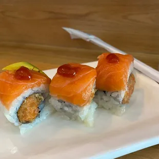 Double salmon roll!