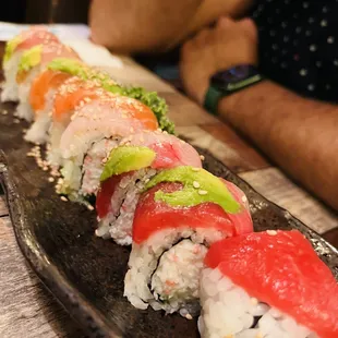 Spicy Rainbow Roll