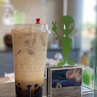Brown sugar boba latte