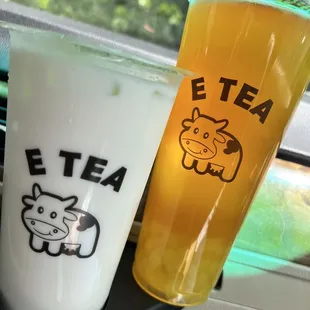 Passionfruit Green Tea with Aloe. IG: @amei.eats
