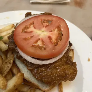 Spicy chicken sandwich - Delicious (took off the lettuce)